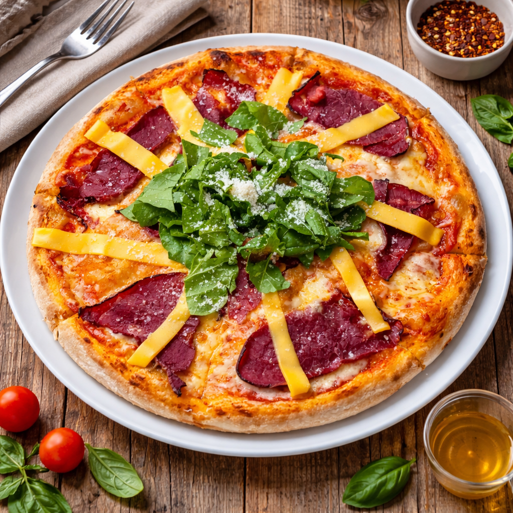 Pizza Füme Kaburga Cheddarlı — ürün fotoğrafı